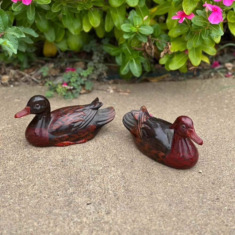 Wooden ducks